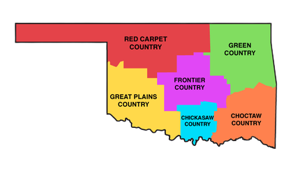 oklhoma map